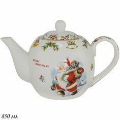 Чайник заварочный фарфор Lenardi Новогодний 205-353