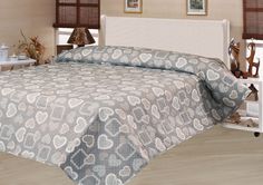 Покрывало стеганое двухстороннее из микрофибры SL 12216 180х200 см