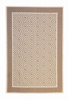 Ковер Alize Labirint, бежевый, Турция, палас на пол 140x200 см, хлопок
