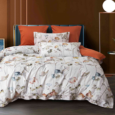 Комплект постельного белья BELLEHOME Беатрис 300 TC, хлопок, семейный