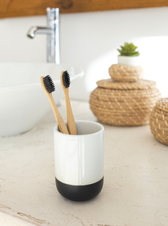 Стакан для зубных щеток PROFFI PH10068 Black керамический стакан для ванной