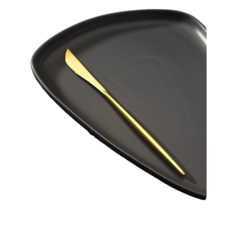 Нож столовый Magistro «Фолк», h=22 см, цвет золотой No Brand