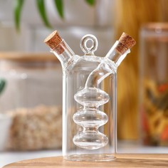 Бутыль «2 в 1» для соусов и масла «Вихрь», 100/30 мл, 8?4,5?12 см No Brand