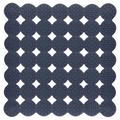 Коврик для душа массажный, 43x45 см (темно-серый) (арт ПТ72-65) МультиДом