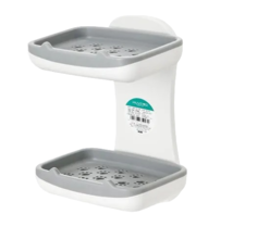 Мыльница Homium Bath цвет серый/белый