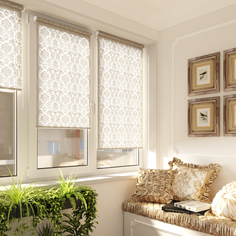 Рулонная штора LEGRAND 72,5x175 цвет ваниль