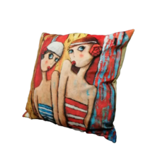 Подушка декоративная 40x40 см зеленый No Brand