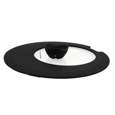 Крышка для сковороды Remihof Kappe универсальная 24, 26, 28 см, цвет черный