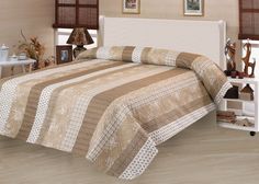 Покрывало стеганое двухстороннее из микрофибры SL 12195 180х200 см