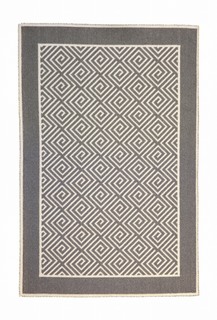 Ковер Alize Labirint, серый, Турция, палас на пол 100x150 см, хлопок