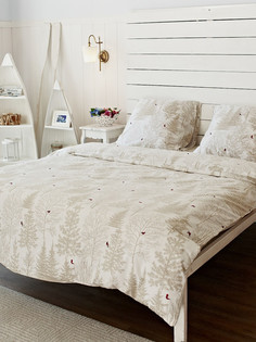 Комплект постельного белья Фланель Туманный лесTM 1,5-спальный с наволочками 50*70