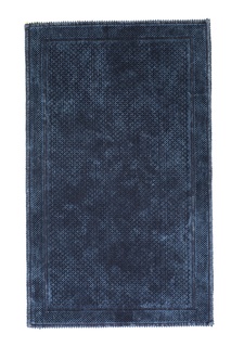 Коврик для ванной 50x60 см Alize Stoned хлопок синий Турция