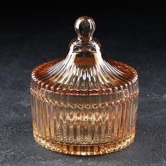 Сахарница «Царская», 250 мл, 10,5?12,5 см, цвет золотой Доляна