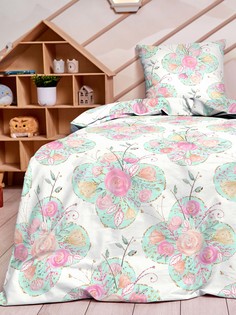 Детский комплект 1.5 поплин Juno 70х70 16712-1 Owls family