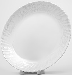 Тарелка маленькая стеклокерамика OLAFF "Утренний барокко" 22см 131-21010
