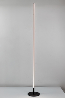 Торшер светодиодный NEWLAMP Uno Lampa. Серебро. LED, диммируемый, с пультом ДУ.