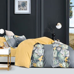 Комплект постельного белья BELLEHOME Мариока 200 TC, хлопок, полуторный
