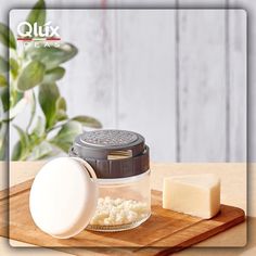 Стеклянный контейнер с крышкой и встроенной теркой Qlux 300 мл