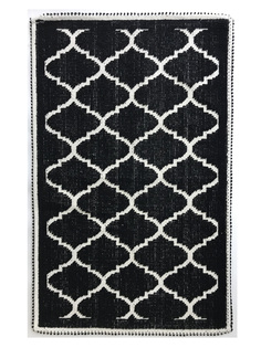 Коврик для ванной 50x80 см Alize, Pera, черный, хлопок, Pera-50x80-black