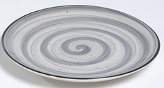 Тарелка маленькая керамика Elrington "Аэрограф графитовый бриз" 19см 139-27073