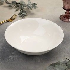 Тарелка глубокая "White Label" 1300 мл, 22,5х22,5х7 см No Brand