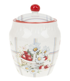 Банка для сыпучих продуктов Лукошко 1150мл KENG-0600116 Best Home Porcelain