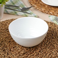 Миска Avvir Carve, 430 мл, d=13 см, цвет белый