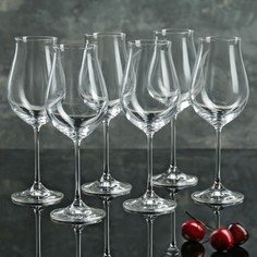 Набор бокалов для вина «Аттимо», 340 мл, 6 шт Crystal Bohemia