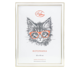 Фоторамка пластик 30х40 см, (пластиковый экран) 20152-90101-30-40 No Brand