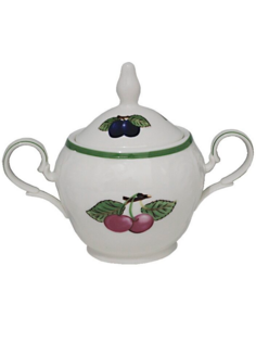 Сахарница с крышкой Фрукты Lenardi 250 мл 105-557
