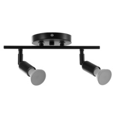 Спот "Дарни" 2xGU10 35Вт черный 27х10х10 см Bayer Lux
