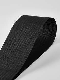 Ламели для вертикальных жалюзи 15шт длиной 230см, ткань Лайн черный (без карниза) No Brand