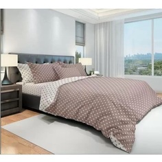 Комплект постельного белья Amore Mio 1,5сп бязь 70x70 см разноцветный