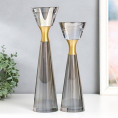 Подсвечники "Гармония" набор 2 шт 32х9х9 см No Brand
