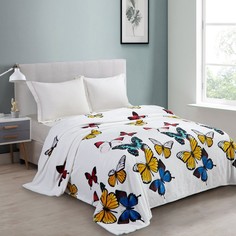 Плед 180х200см, велсофт, 280г/м пэ100% No Brand