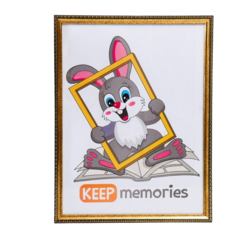 Фоторамка пластик 30х40 см золото (996) Keep Memories