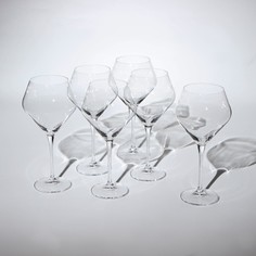 Набор бокалов для вина Loxia, стеклянный, 610 мл, 6 шт Crystalite Bohemia