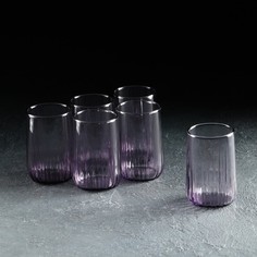 Набор стаканов стеклянных Nova, 135 мл, 6 шт, цвет фиолетовый Pasabahce