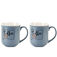 Набор кружек 2 шт Coffee Time, 380 мл, Nouvelle