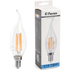 Светодиодная лампа FERON LB-718 Свеча на ветру E14 15W 6400K 38264 No Brand