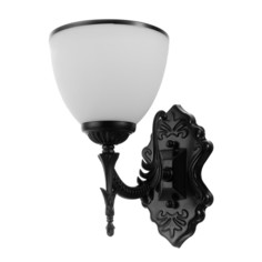 Бра "Вензель" 1хЕ27 60Вт черный 21х21х30см Bayer Lux