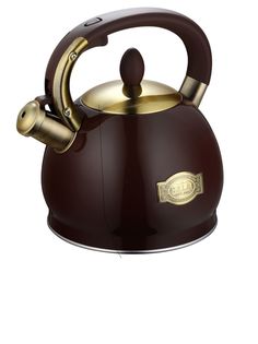 Чайник металлический на газ шоколад 3л KL-4556 Kelli
