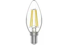 gauss Лампа Basic Filament Свеча 4,5W 400lm 2700К Е14 LED 1/10/50 1031115