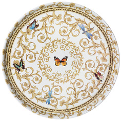 Поднос сервировочный Agness Rococo 33х2.1см сталь 898-141_