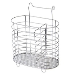 Сушилка для столовых приборов подвесная, овальная, на ножках, 15x8x18 см No Brand