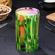 Подставка для ножей 18х11 см, "Бамбук", с наполнителем No Brand