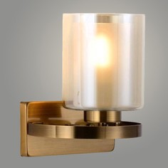 Бра 2832/1W FGD+BR золото/коричневый 1х40Вт E27 20х19х23см No Brand