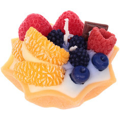 Ароматическая свеча UltraMarine Фруктовый десерт 114-072 пряная ваниль 5,5х8,5 см