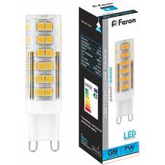 Светодиодная лампа FERON 7W 230V G9 6400K, LB-433 25768