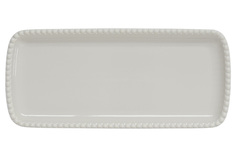 Блюдо прямоугольное Tiffany, серое, 36х16 см Easy Life